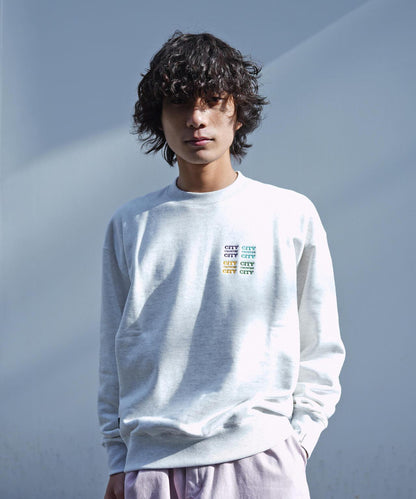 城市鄉村城市×MANASTASH刺繡標誌衛衣