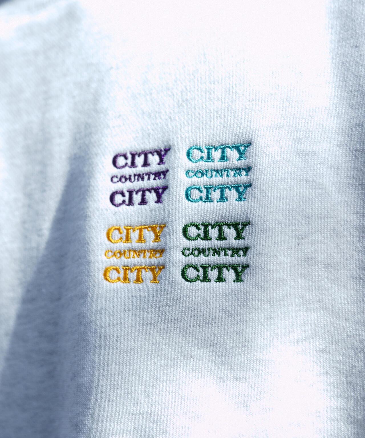 城市鄉村城市×MANASTASH刺繡標誌衛衣