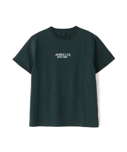 《&DEPOT限定》短袖圓領T恤 'AVIREX LIMITED NY'