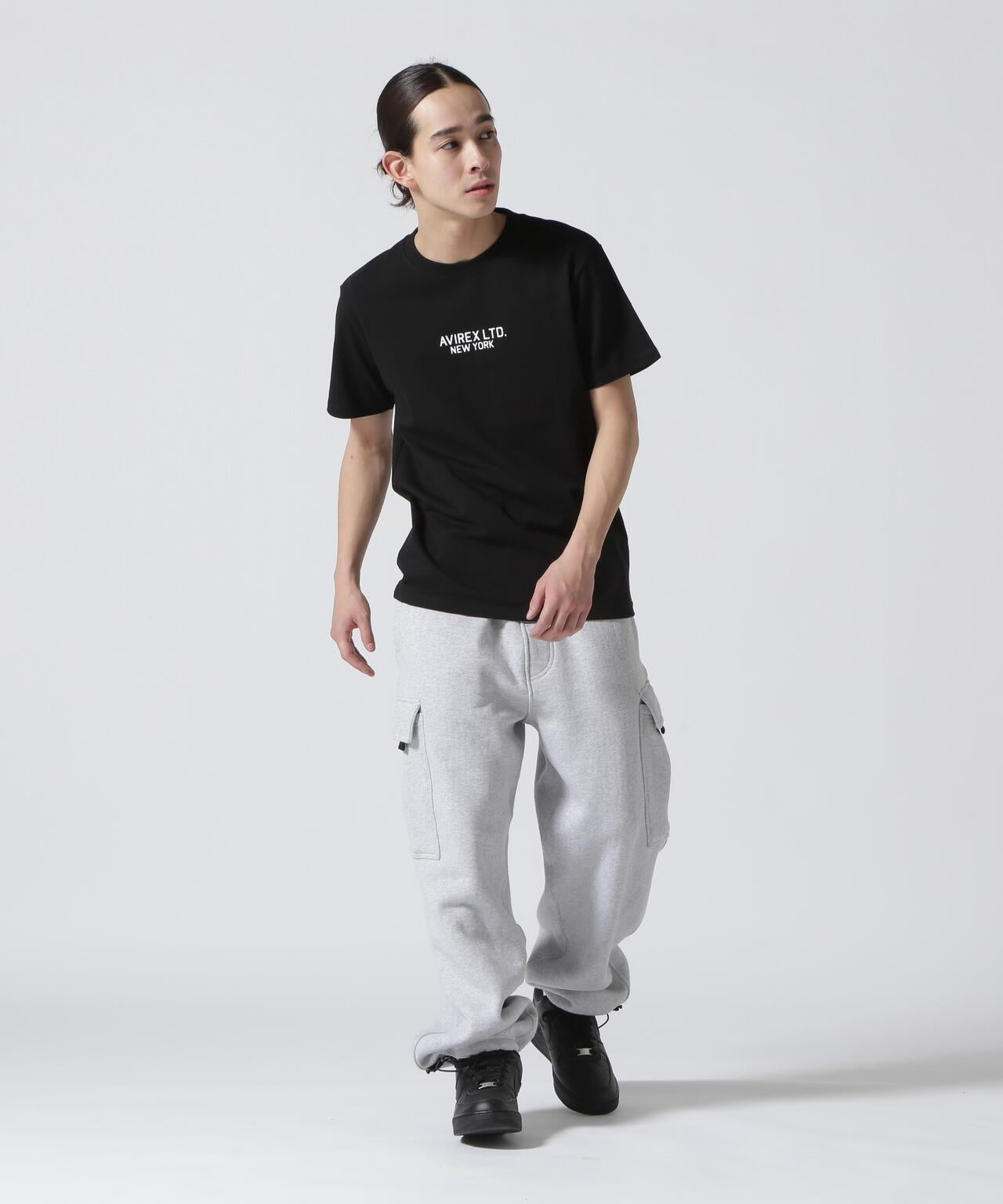 《&DEPOT限定》短袖圓領T恤 'AVIREX LIMITED NY'
