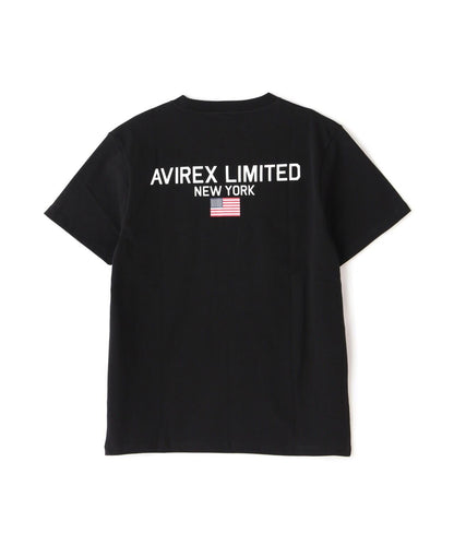 《&DEPOT限定》短袖圓領T恤 'AVIREX LIMITED NY'