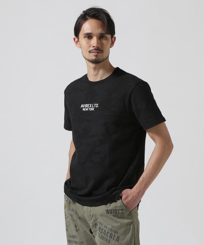 《&DEPOT限定》短袖圓領T恤 'AVIREX LIMITED NY'
