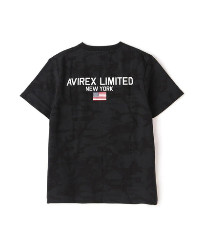 《&DEPOT限定》短袖圓領T恤 'AVIREX LIMITED NY'
