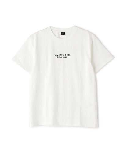 《&DEPOT限定》短袖圓領T恤 'AVIREX LIMITED NY'