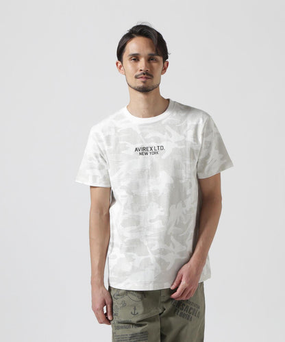 《&DEPOT限定》短袖圓領T恤 'AVIREX LIMITED NY'