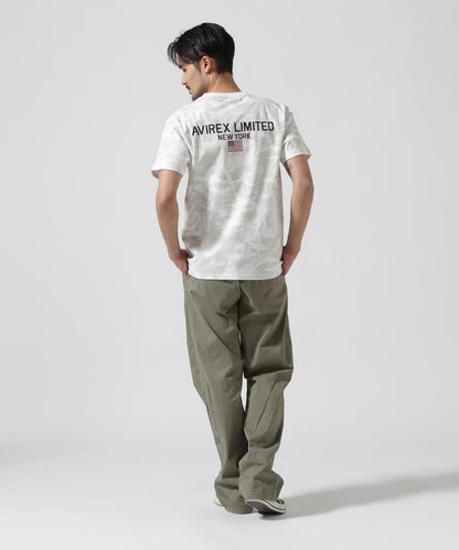 《&DEPOT限定》短袖圓領T恤 'AVIREX LIMITED NY'