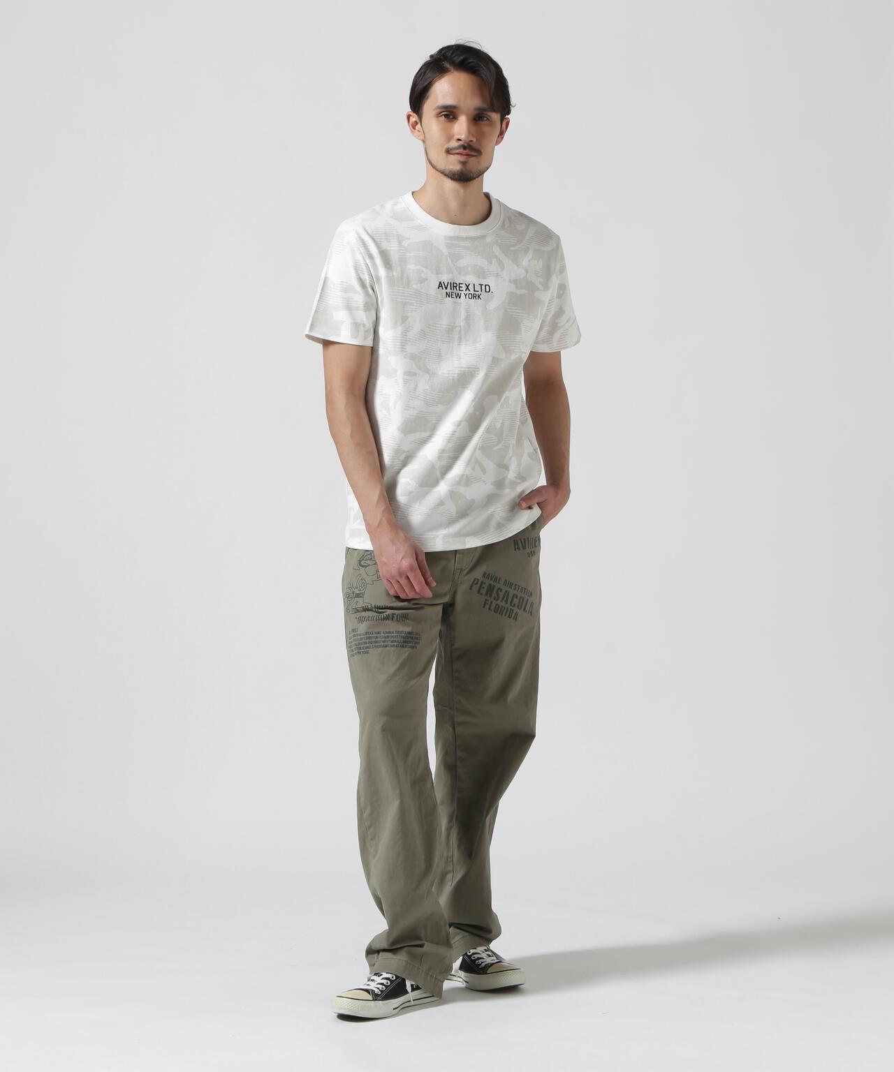 《&DEPOT限定》短袖圓領T恤 'AVIREX LIMITED NY'