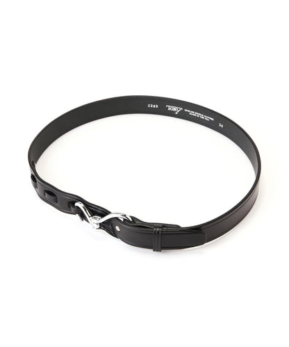 TORY LEATHER 鎳質蹄鏟腰帶