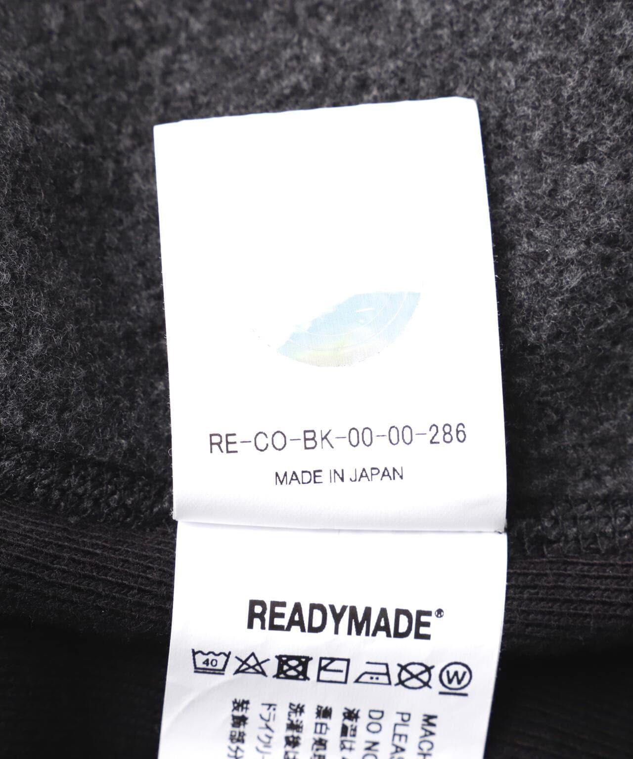 READYMADE/紅色標誌連帽衛衣/黑色