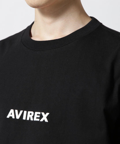 《&DEPOT限定》核心標誌刺繡T恤/核心標誌刺繡T恤/AVIREX