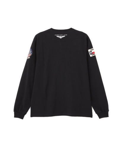 《&DEPOT限定》TOP GUN PATCHED 長袖 T恤 / Top Gun 貼片 長袖 T恤 / AVIREX