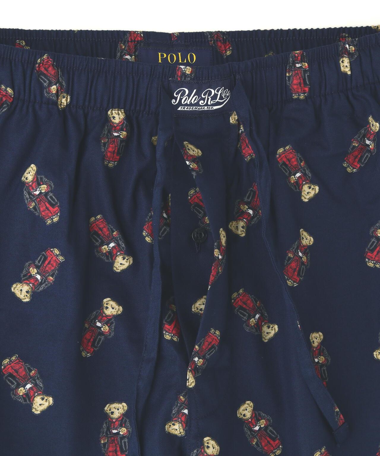POLO RALPH LAUREN/普通拉爾夫勞倫/秋季晨間熊圖案睡衣