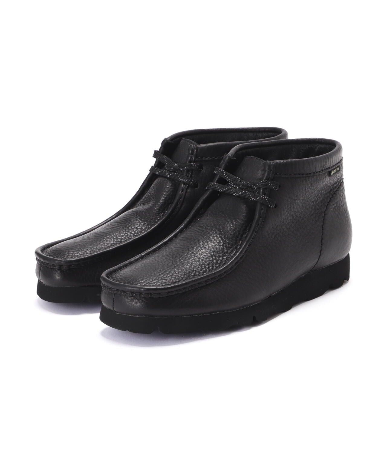 Clarks/克拉克斯/Wallabee Boot GTX/華萊士靴 GTX 黑色皮革 UK7～9