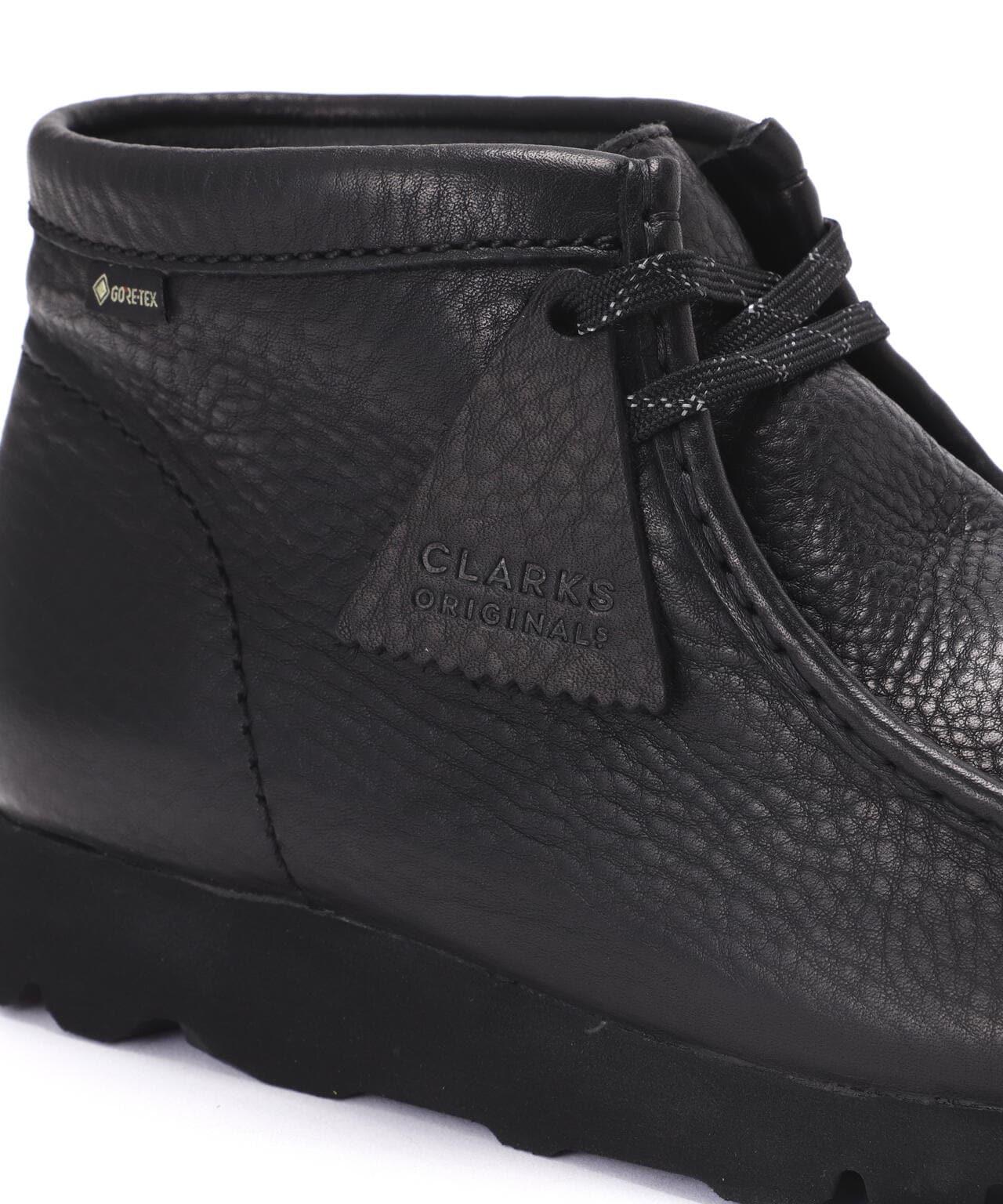 Clarks/克拉克斯/Wallabee Boot GTX/華萊士靴 GTX 黑色皮革 UK7～9