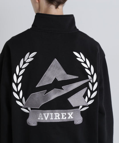 《&DEPOT限定》ASTAR HALFZIP SWEAT / A星 半拉鍊衛衣 / AVIREX / 阿維雷克斯