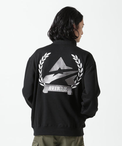《&DEPOT限定》ASTAR HALFZIP SWEAT / A星 半拉鍊衛衣 / AVIREX / 阿維雷克斯