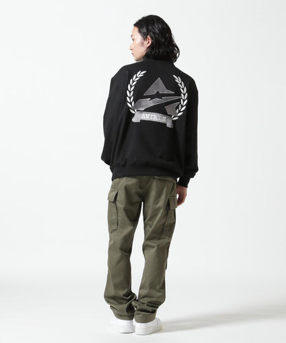 《&DEPOT限定》ASTAR HALFZIP SWEAT / A星 半拉鍊衛衣 / AVIREX / 阿維雷克斯