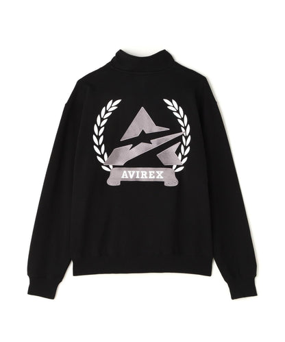 《&DEPOT限定》ASTAR HALFZIP SWEAT / A星 半拉鍊衛衣 / AVIREX / 阿維雷克斯