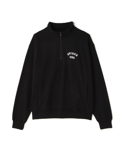 《&DEPOT限定》ASTAR HALFZIP SWEAT / A星 半拉鍊衛衣 / AVIREX / 阿維雷克斯