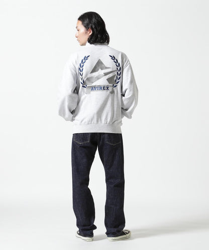 《&DEPOT限定》ASTAR HALFZIP SWEAT / A星 半拉鍊衛衣 / AVIREX / 阿維雷克斯