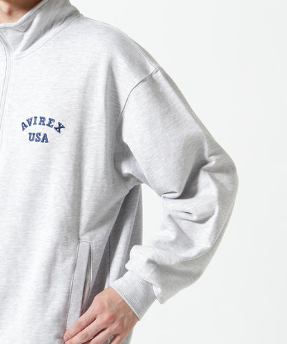 《&DEPOT限定》ASTAR HALFZIP SWEAT / A星 半拉鍊衛衣 / AVIREX / 阿維雷克斯