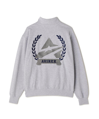 《&DEPOT限定》ASTAR HALFZIP SWEAT / A星 半拉鍊衛衣 / AVIREX / 阿維雷克斯