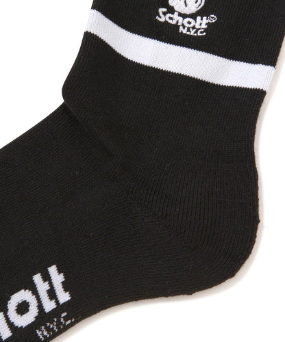直營限定/HIGT-SOCKS STENCIL BULLDOG/印花牛頭犬高筒襪