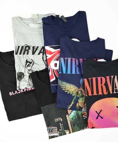 NIRVANA 天使漸變長袖T恤 襯衫