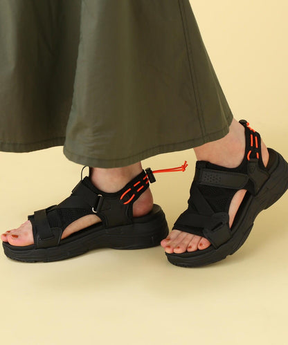 《直營店限定》網眼綁帶涼鞋/ 網眼綁帶涼鞋