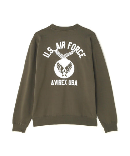 《&DEPOT限定》美國空軍圓領衛衣 / 美國空軍圓領衛衣 / AVIREX