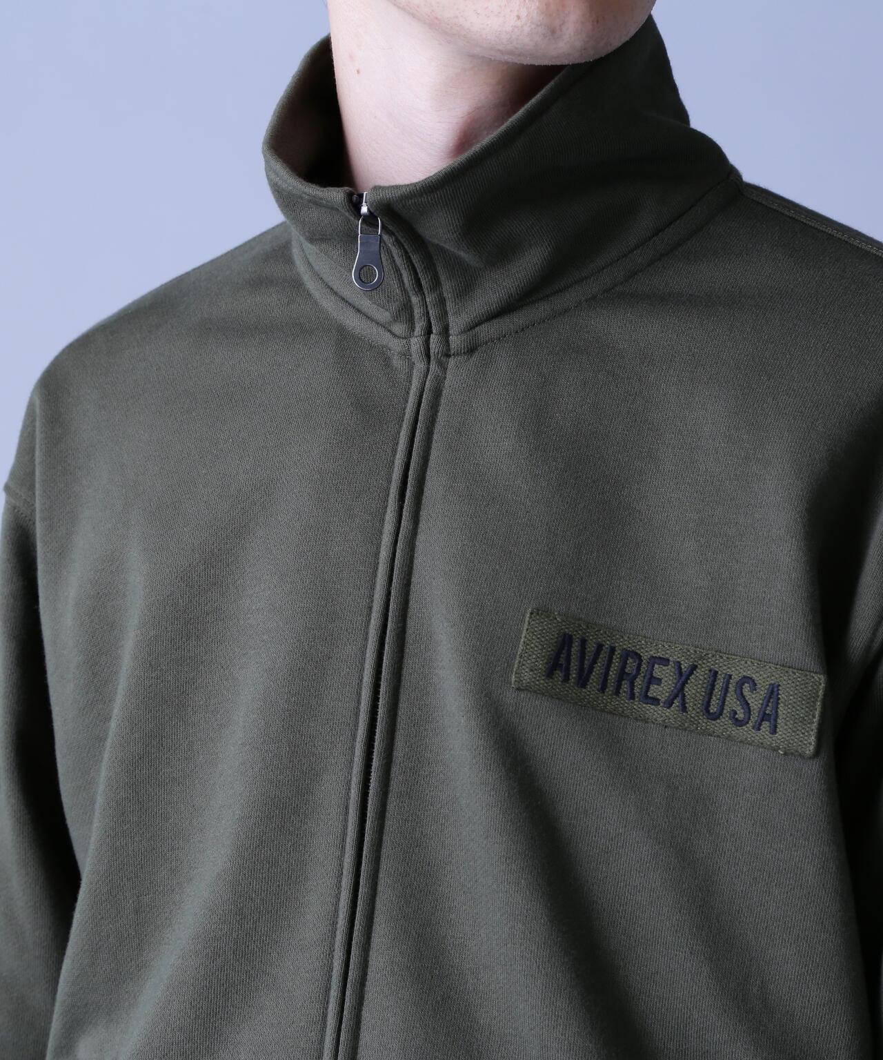 疲勞感立領拉鍊衛衣 / AVIREX / 阿維雷克斯