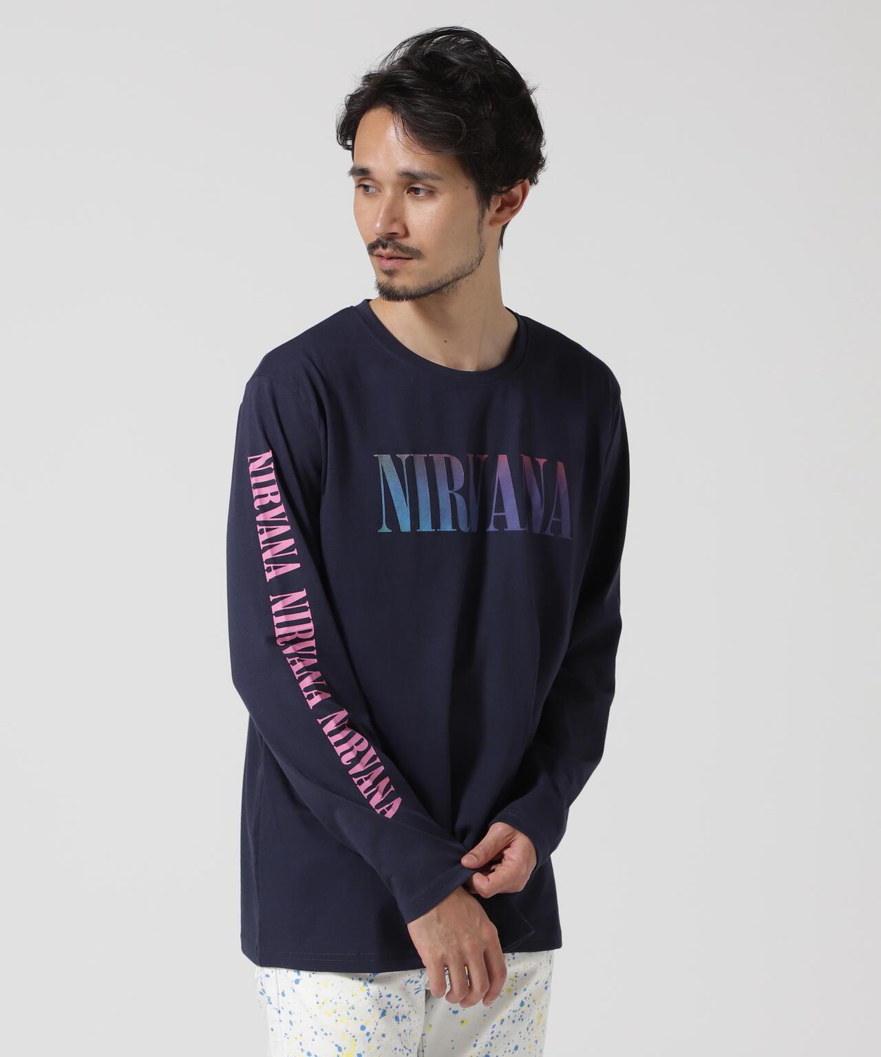 NIRVANA 天使漸變長袖T恤 襯衫