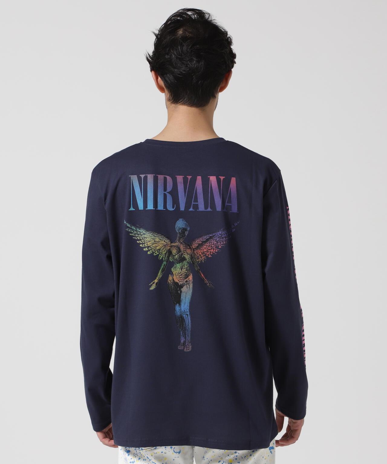 NIRVANA 天使漸變長袖T恤 襯衫