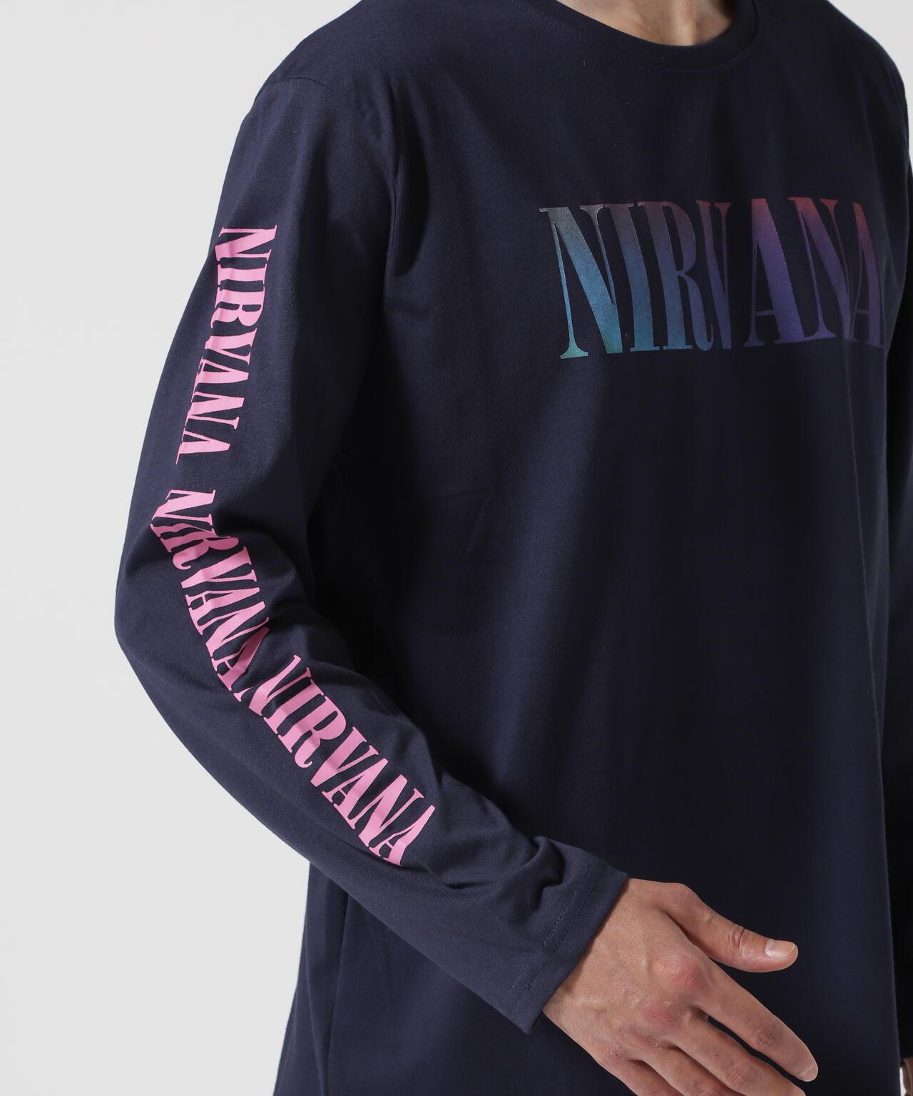 NIRVANA 天使漸變長袖T恤 襯衫