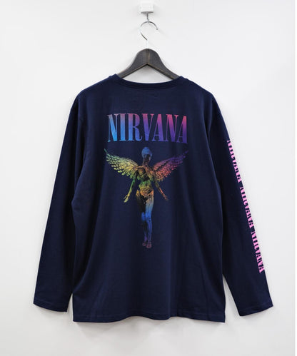 NIRVANA 天使漸變長袖T恤 襯衫