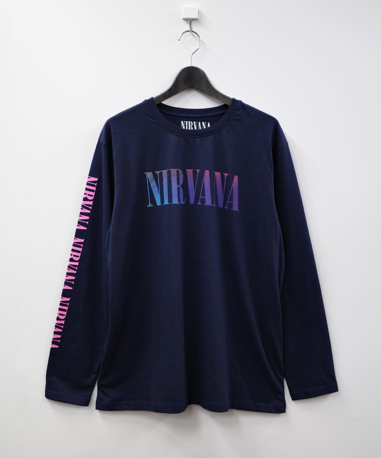 NIRVANA 天使漸變長袖T恤 襯衫