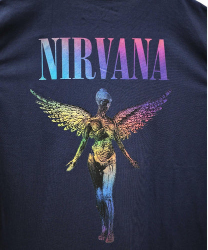 NIRVANA 天使漸變長袖T恤 襯衫