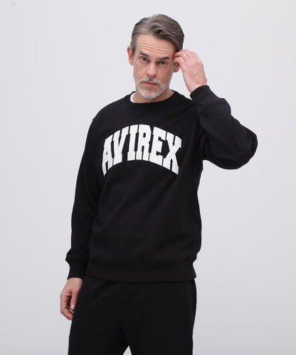 《日常》圓領長袖衛衣LOGO / 圓領長袖衛衣 / AVIREX /