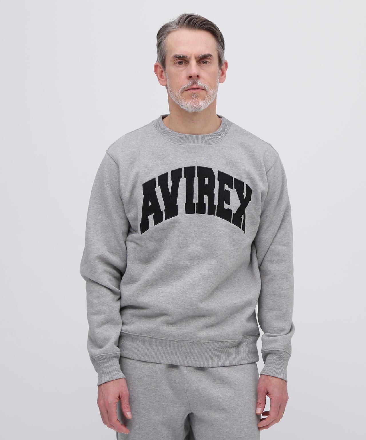 《日常》圓領長袖衛衣LOGO / 圓領長袖衛衣 / AVIREX /