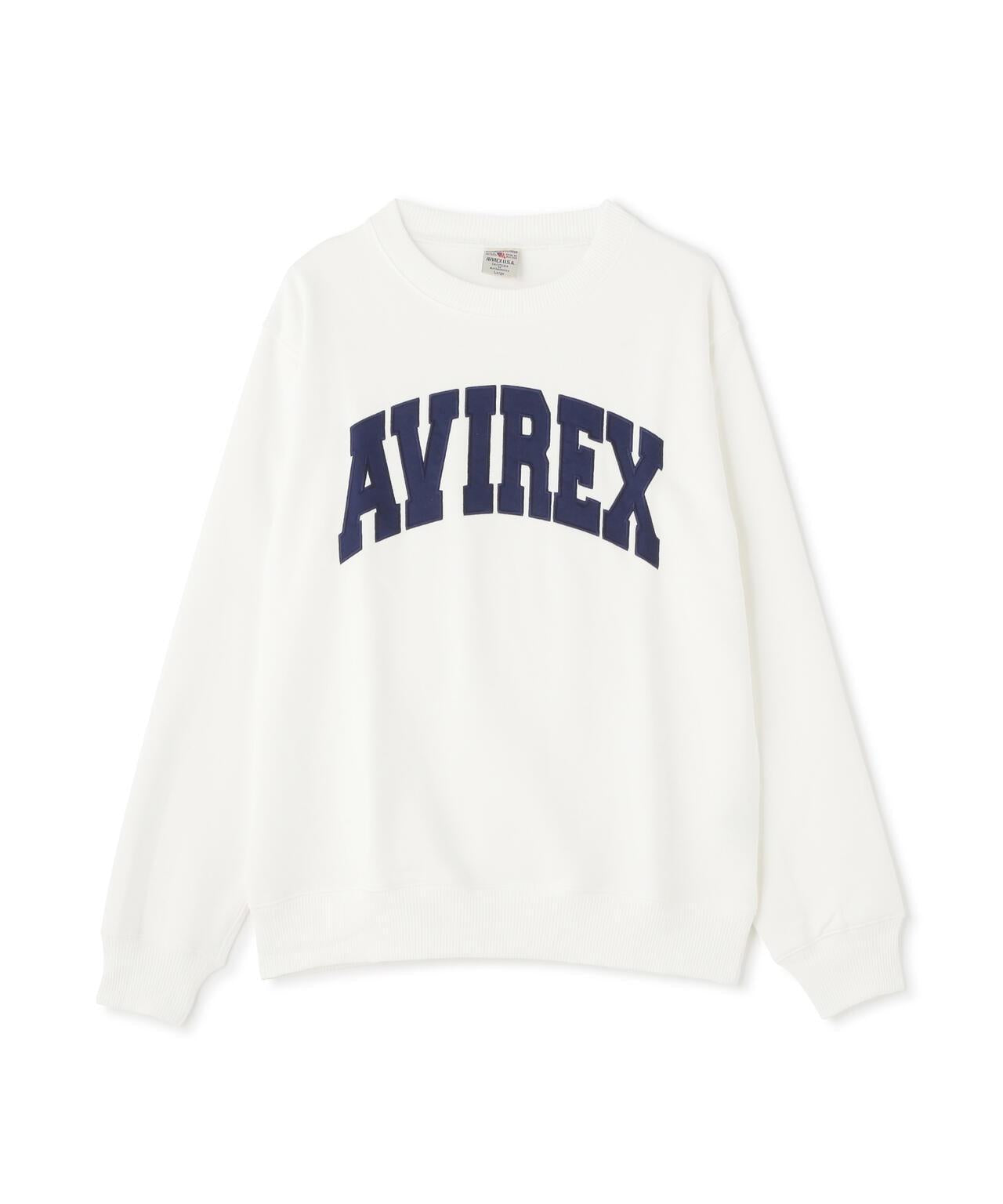 《日常》圓領長袖衛衣LOGO / 圓領長袖衛衣 / AVIREX /