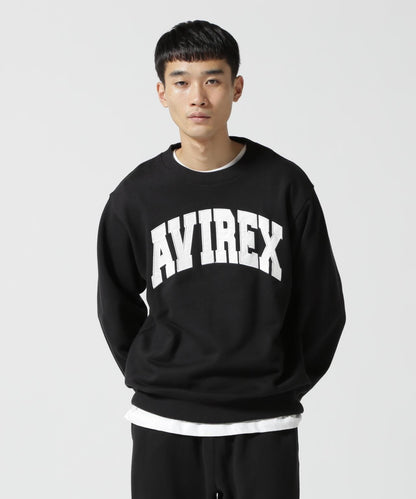 《日常》圓領長袖衛衣LOGO / 圓領長袖衛衣 / AVIREX /