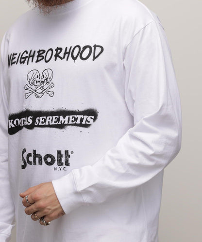 Schott NH KOSTAS SEREMETIS/LS T恤