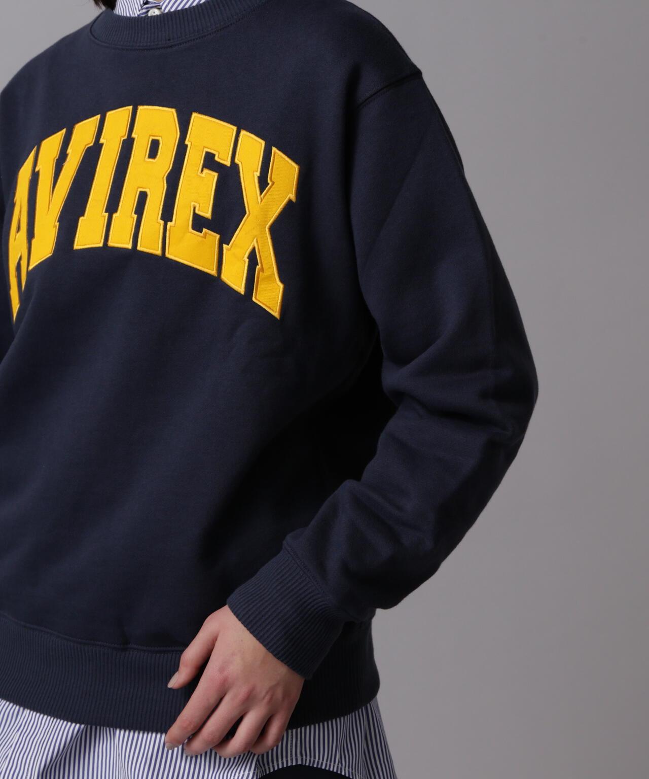 《日常》圓領長袖衛衣LOGO / 圓領長袖衛衣 / AVIREX /