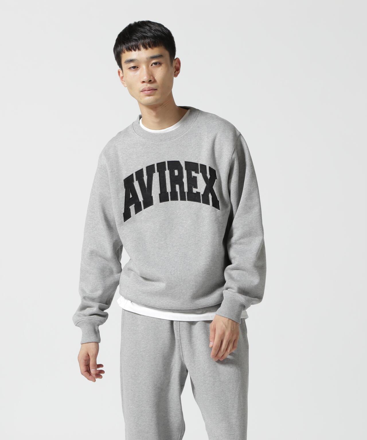 《日常》圓領長袖衛衣LOGO / 圓領長袖衛衣 / AVIREX /