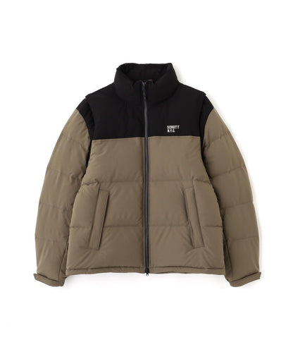 2WAY 2色羽絨服