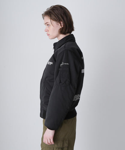 《直營店限定》STENCIL JKT "HAT IN THE RING"/印花夾克