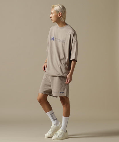 &DEPOT限定/WHITELAND/白色土地/貓頭鷹LOGO衛衣短褲/彩色標誌短褲