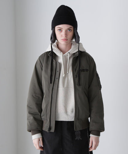《直營店限定》STENCIL JKT "HAT IN THE RING"/印花夾克