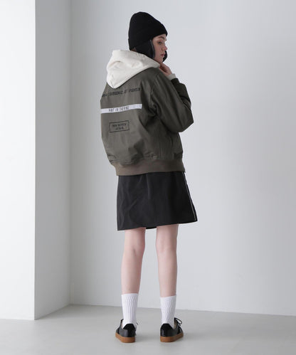 《直營店限定》STENCIL JKT "HAT IN THE RING"/印花夾克