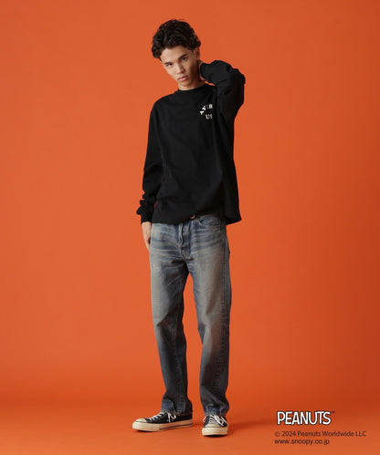 《AVIREX × 《PEANUTS》長袖T恤 "飛行王牌"